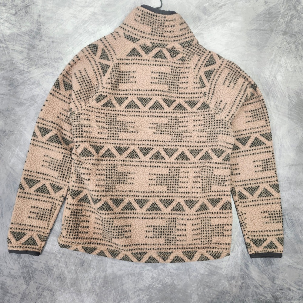 Carhartt Aztec Geometric Fleece Pullover Jacket Size Small Relaxed Fit 104922 - Picture 8 of 8